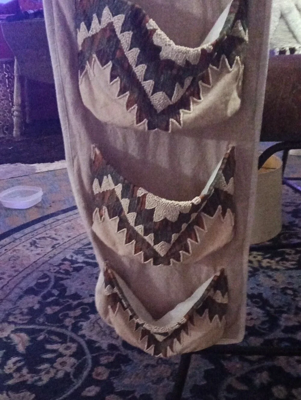 Handmade beige hanging